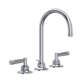 ROHL Graceline® Widespread Lavatory Faucet With C-Spout In Polished Chrome