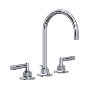 ROHL Graceline® Widespread Lavatory Faucet With C-Spout In Polished Chrome
