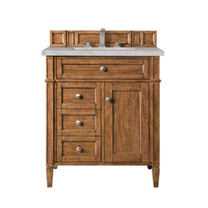 Brittany 30" Single Vanity, Saddle Brown