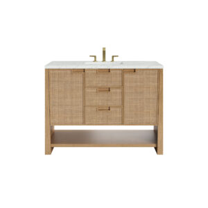 Solene 48" Single Vanity, Seaside Oak