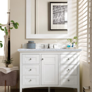 Palisades 48" Single Vanity, Bright White