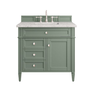 Brittany 36" Single Vanity, Smokey Celadon