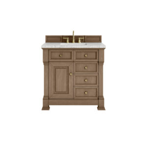 Brookfield 36" Single Vanity, Pecan