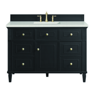 Lorelai 48" Single Vanity, Black Onyx