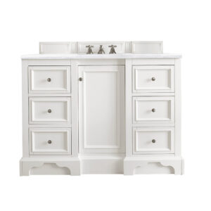 De Soto 48" Single Vanity, Bright White