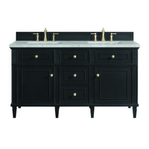 Lorelai 60" Double Vanity, Black Onyx