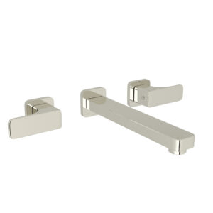 ROHL Quartile™ Wall Mount Lavatory Faucet Trim In Polished Nickel