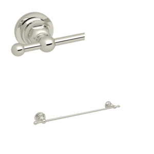 ROHL San Giovanni™ 18″ Towel Bar In Polished Nickel