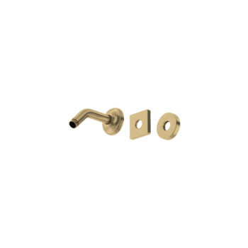ROHL 5" Wall Mount Shower Arm In Antique Gold
