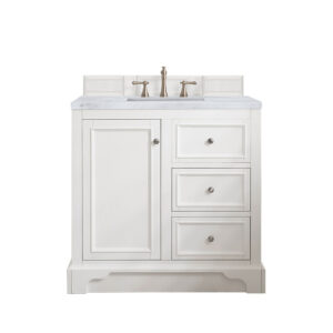 De Soto 36" Single Vanity, Bright White
