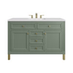 Chicago 48" Single Vanity, Smokey Celadon
