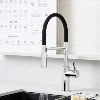 Blanco Catris Flexo Semi-Pro Pull-Down Dual-Spray Kitchen Faucet 1.5 GPM - Chrome - Image 3