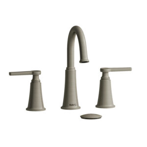 Riobel Momenti™ Widespread Lavatory Faucet With C-Spout In Brushed Nickel