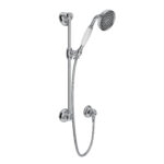 ROHL Handshower Set With 22" Slide Bar and Single Function Handshower In Polished Chrome