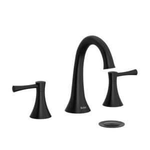 Riobel Edge™ Widespread Lavatory Faucet In Black