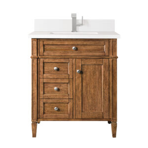 Brittany 30" Single Vanity, Saddle Brown