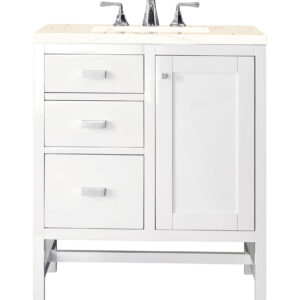 Addison 30" Single Vanity, Glossy White