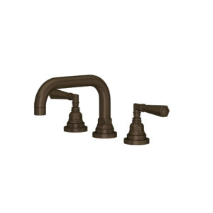 ROHL San Giovanni™ Widespread Lavatory Faucet With U-Spout In Tuscan Brass