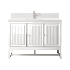 Athens 48" Single Vanity, Glossy White