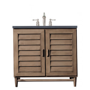 Portland 36" Single Vanity Whitewashed Walnut