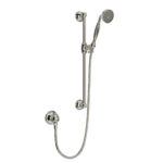 ROHL Handshower Set With 22" Slide Bar and Single Function Handshower In Polished Nickel