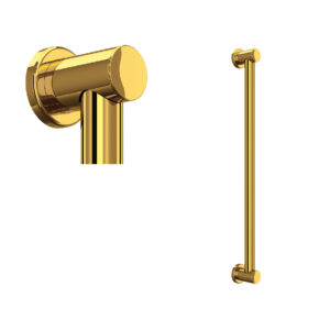ROHL 24″ Grab Bar In Unlacquered Brass