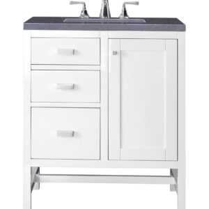 Addison 30" Single Vanity, Glossy White