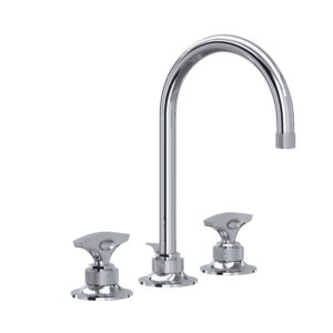ROHL Graceline® Widespread Lavatory Faucet With C-Spout In Polished Chrome