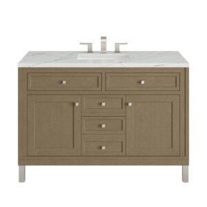 Chicago 48" Single Vanity, Walnut Whisper
