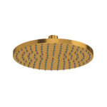 Riobel 8" Rain showerhead In Brushed Gold