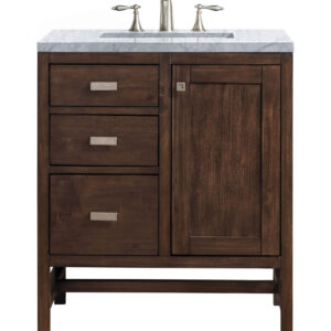 Addison 30" Single Vanity, Mid-Century Acacia