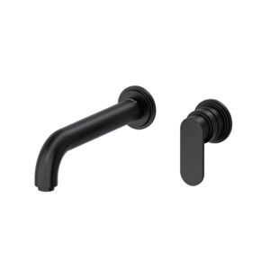 Riobel Arca™ Wall Mount 360° Lavatory Faucet Trim In Black