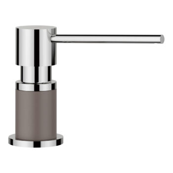 Blanco Lato Soap Dispenser - Chrome/Volcano Gray