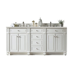 Bristol 72" Double Vanity, Bright White