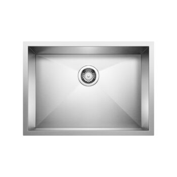 Blanco Precision R0 25" Single Bowl Undermount Stainless Steel Kitchen Sink