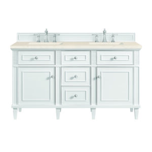 Lorelai 60" Double Vanity, Bright White