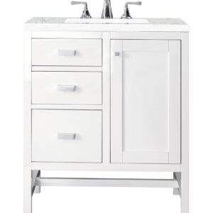 Addison 30" Single Vanity, Glossy White