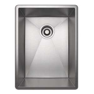 ROHL Forze™ 13″ Single Bowl Stainless Steel Kitchen Or Bar/Food Prep Sink In Brushed Stainless Steel