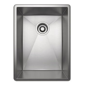 ROHL Forze™ 13" Single Bowl Stainless Steel Kitchen Or Bar/Food Prep Sink In Brushed Stainless Steel