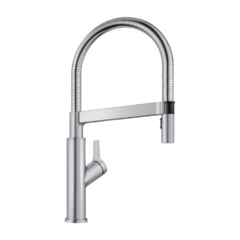Blanco Solenta Semi-Pro Pull-Down Dual-Spray Kitchen Faucet 1.5 GPM - PVD Steel