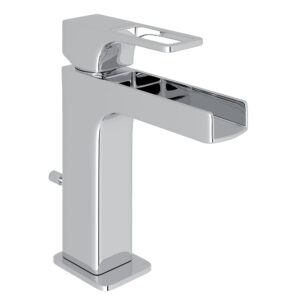 ROHL Quartile™ Single Handle Lavatory Faucet With Trough In Polished Chrome