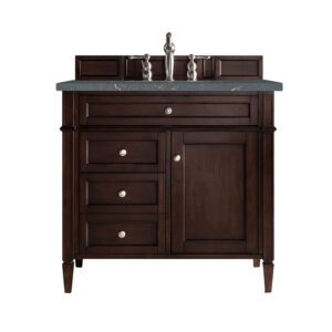 Brittany 36" Single Vanity, Burnished Mahogany