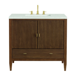 Myrrin 36" Vanity, Mid Century Walnut