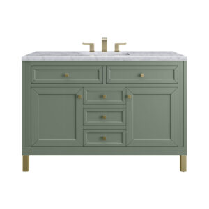 Chicago 48" Single Vanity, Smokey Celadon