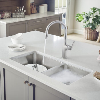 Blanco Formera 33" 60/40 Double Bowl Undermount Stainless Steel Kitchen Sink - Image 4
