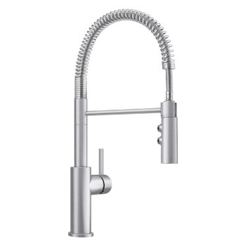 Blanco Catris Semi-Pro Pull-Down Dual-Spray Kitchen Faucet 1.5 GPM - PVD Steel