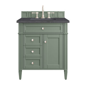Brittany 30" Single Vanity, Smokey Celadon