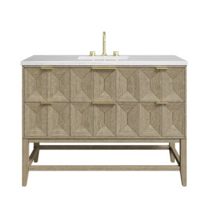 Emmeline 48" Single Vanity, Pebble Oak