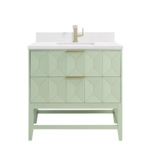 Emmeline 36" Single Vanity, Pistachio