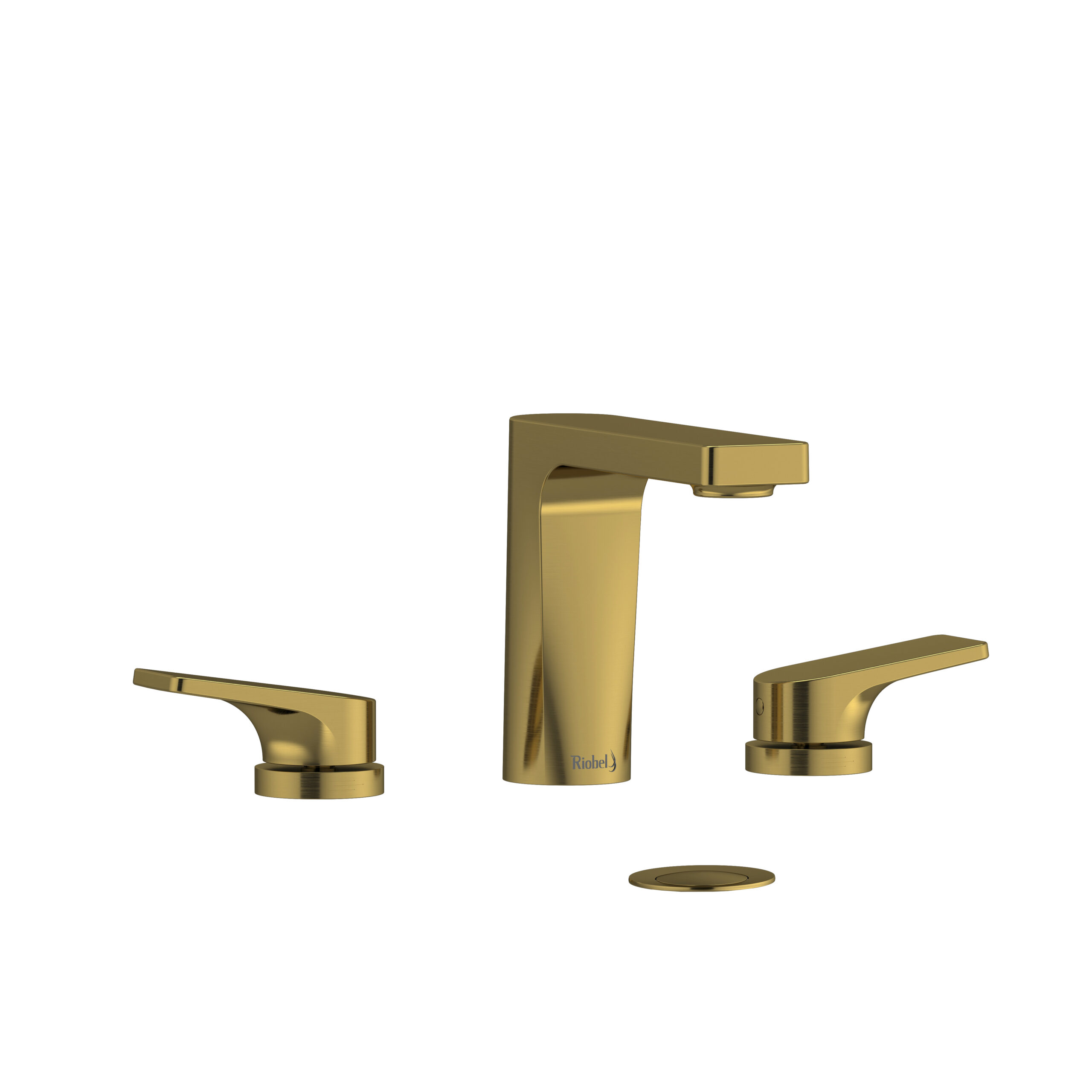 Riobel Ode™ Widespread Lavatory Faucet In Brushed Gold